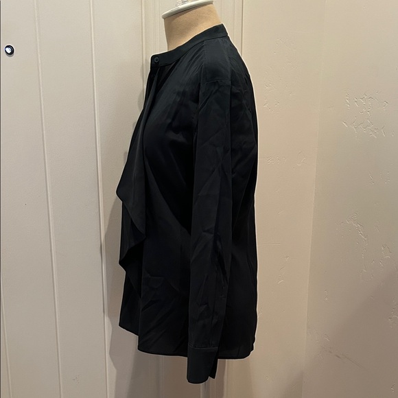 Boss Hugo Boss Dark Forrest Green/Blue Women's Button-up Top - Picture 4 of 9